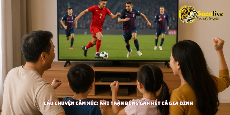 Khi trận bóng là mối liên kết gia đình